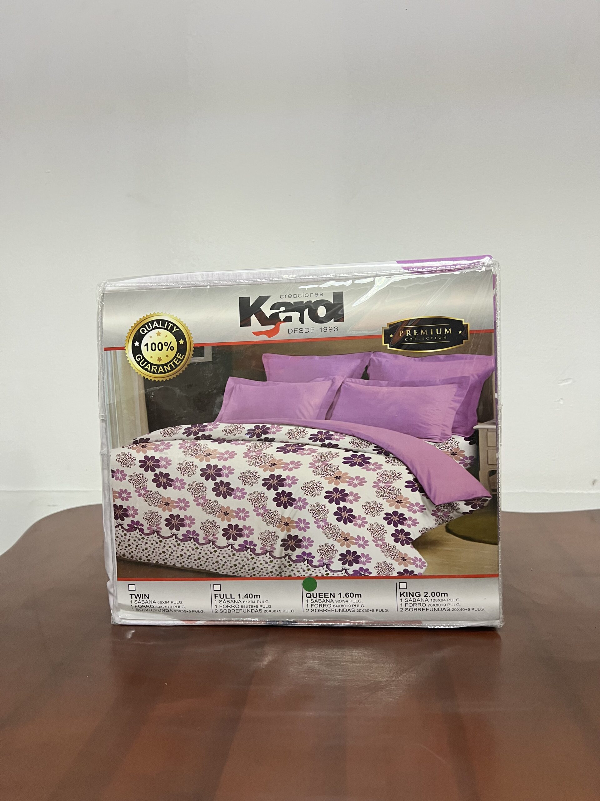 Set de Sabana Karol - Tamaño Queen