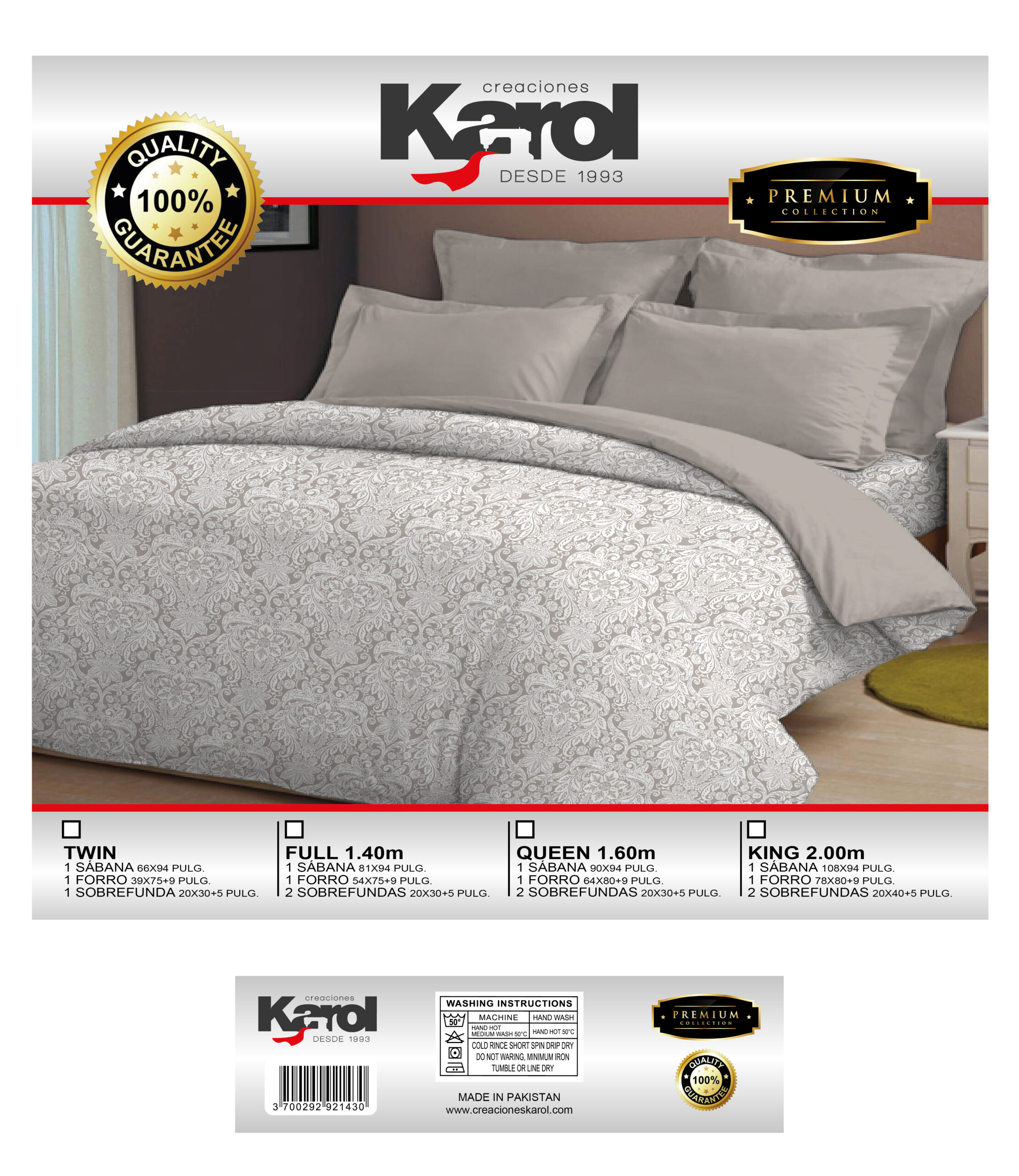 Juego de Sabana Creaciones Karol