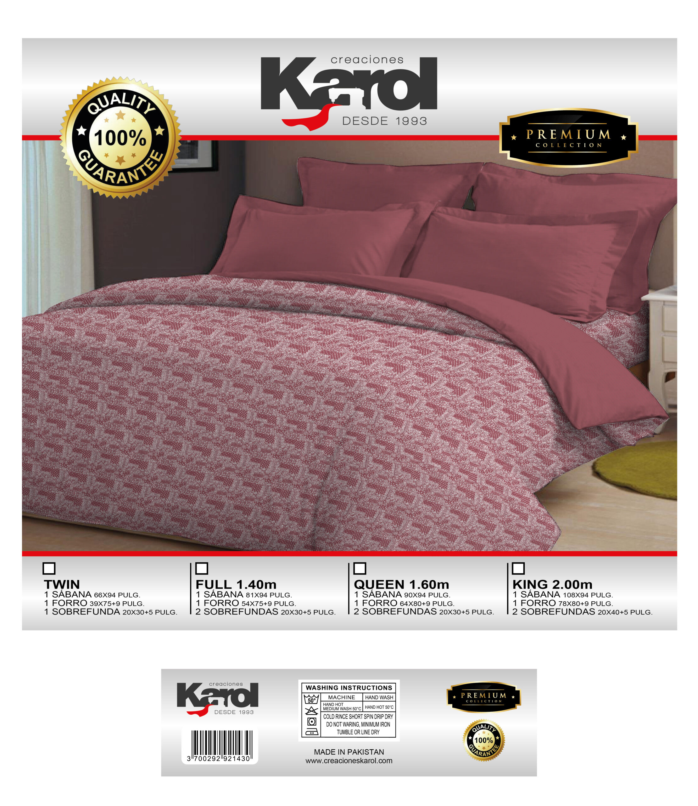 Juego de Sábana - Rojo